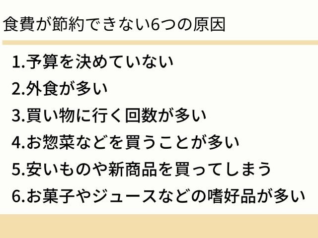 子育てと仕事で多忙でもできる 食費が節約できない6つの原因解決法 家計ｌａｂ